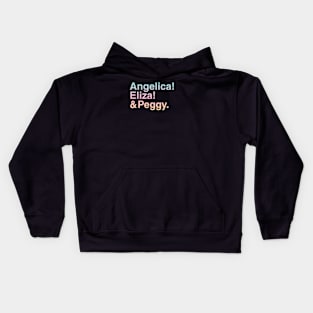 The Schuyler Sisters Kids Hoodie